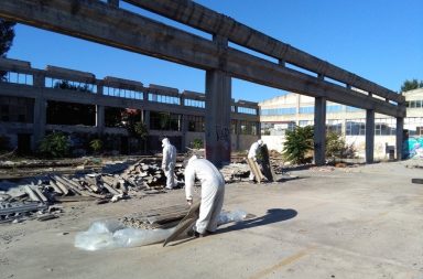 Εκκίνηση εργασιών απομάκρυνσης υλικών απο αμίαντο σε πρώην εργοστάσιο του Δήμου Παύλου Μελά